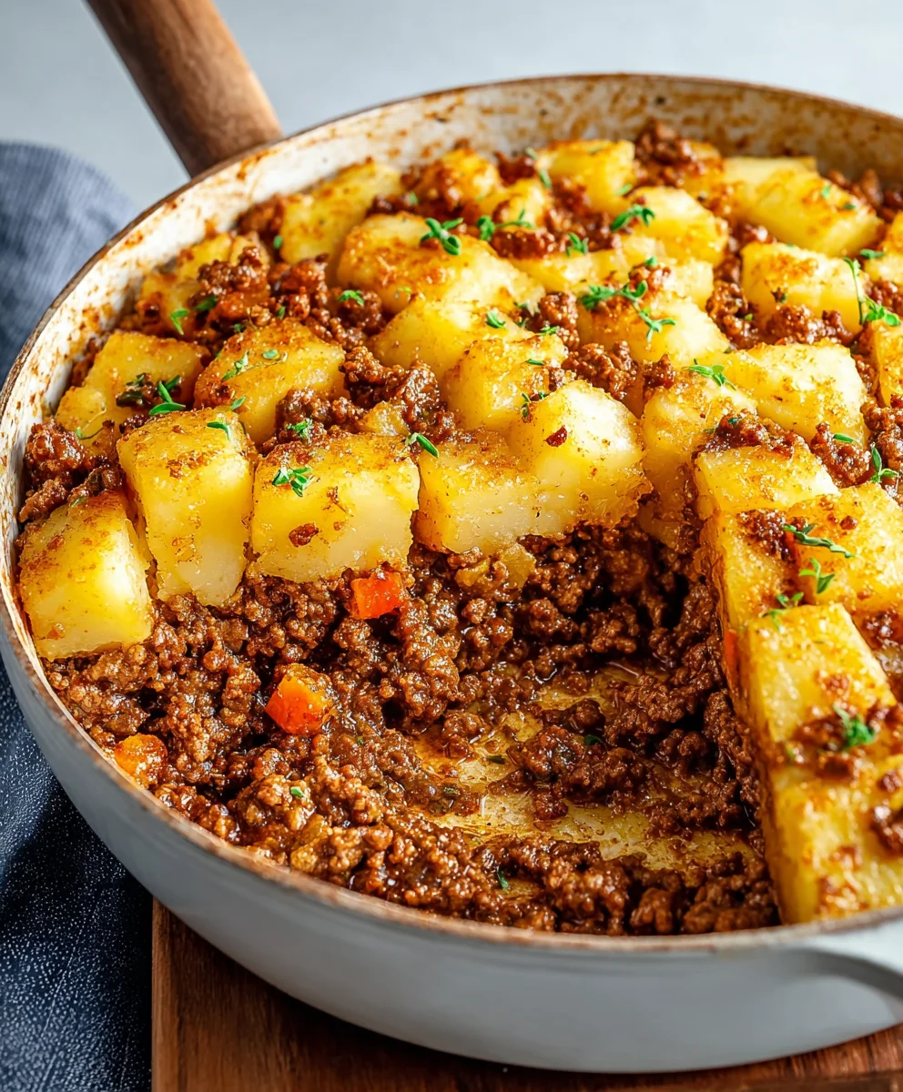 Easy Ground Beef and Potatoes Dinner Recipe