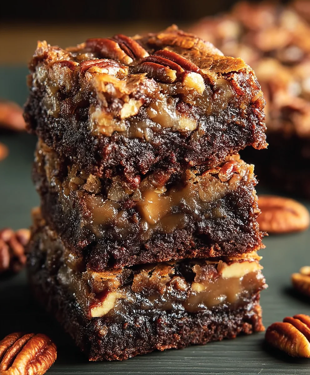 Pecan Pie Brownies-Decadent Dessert Bliss