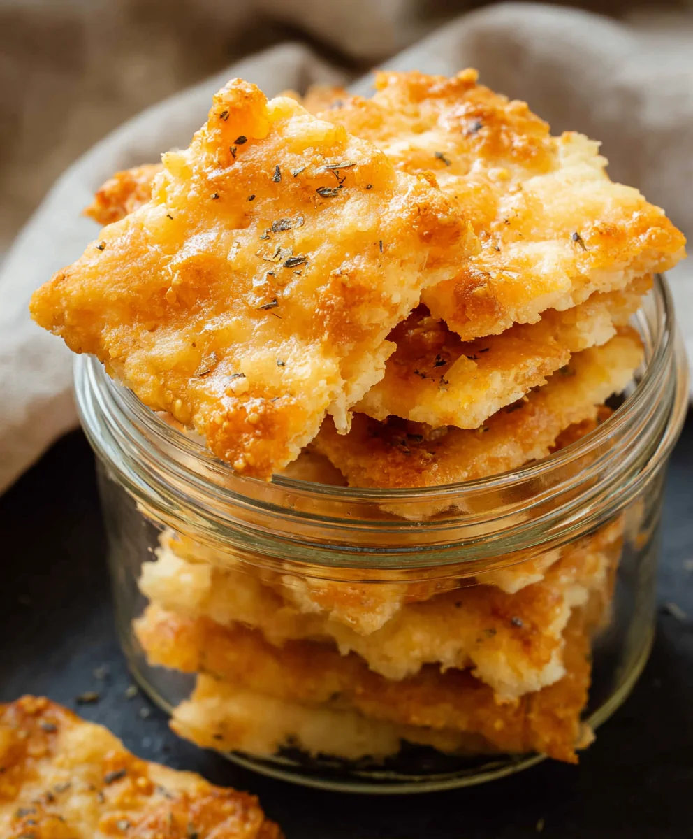Sourdough Cheddar Crackers- Irresistible & Easy Recipe