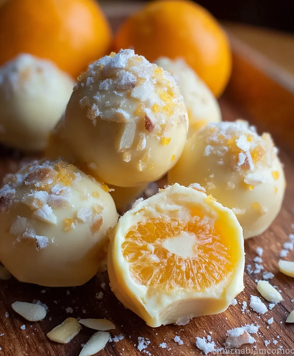 White Chocolate Orange Bliss-Decadent Sweet Treat