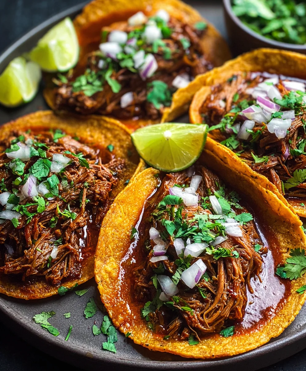 Authentic Beef Birria Tacos Recipe-Flavorful & Easy