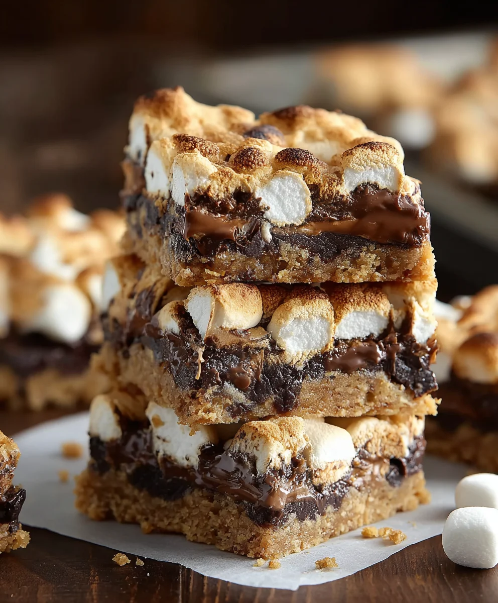 S-mores Seven Layer Bars-Decadent & Easy Treat