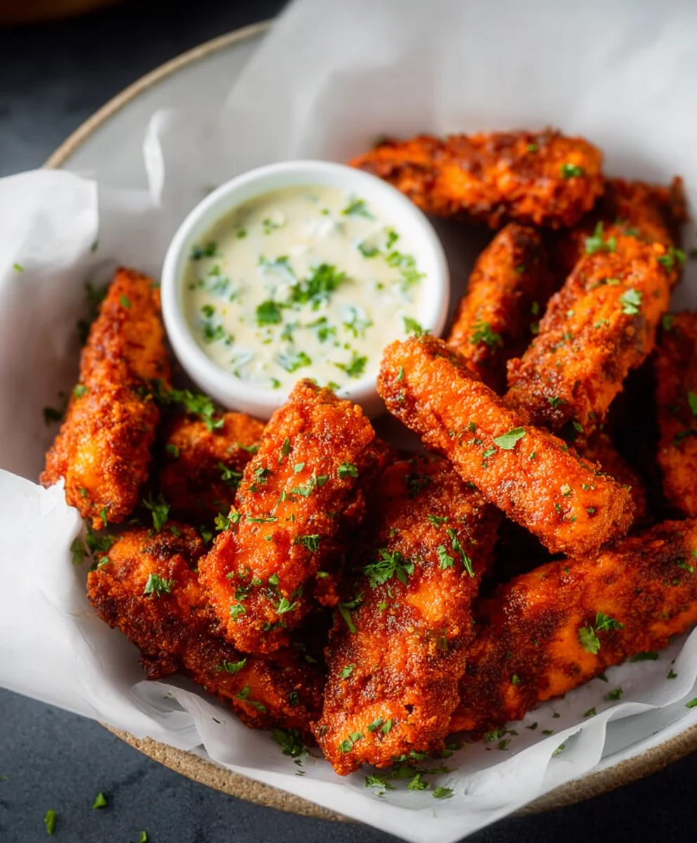 Crispy Baked Buffalo Tofu Wings Recipe