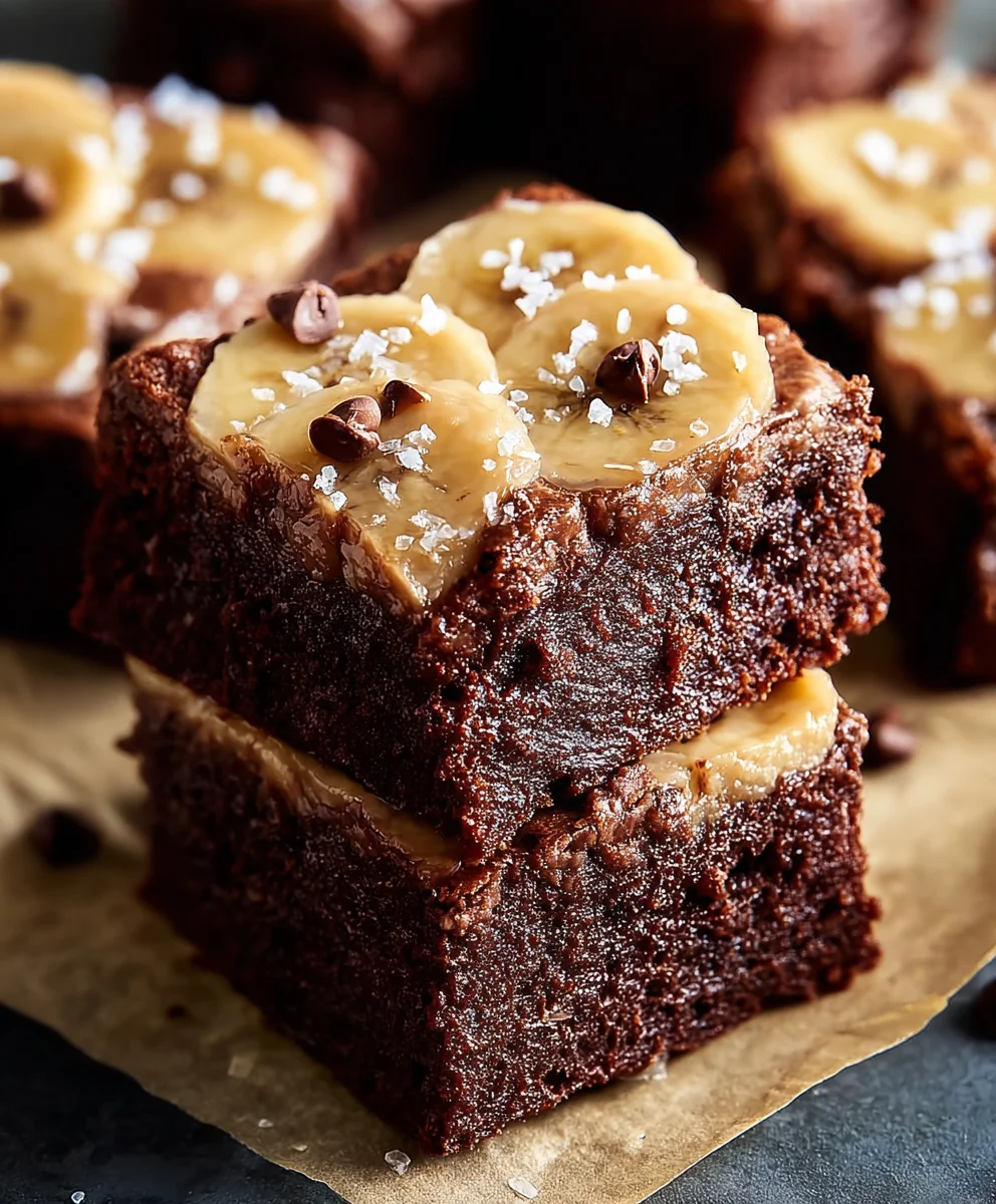 Moist Banana Brownies-Easy Homemade Dessert