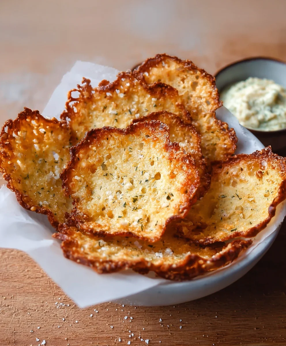 Crispy Cottage Cheese Chips-Healthy Snack Recipe