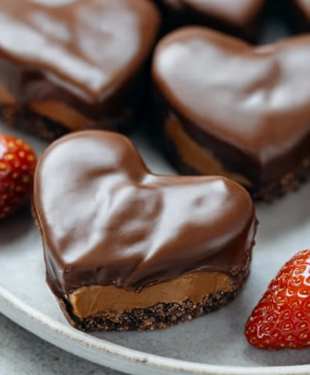 Chocolate Peanut Butter Non-Non-Non-Alcoholic Alternative Vonn-alcoholic valentine Heart