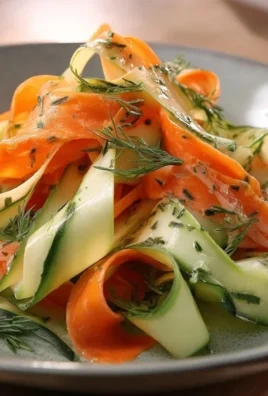 Carrot and Cucumber Ribbon Salad