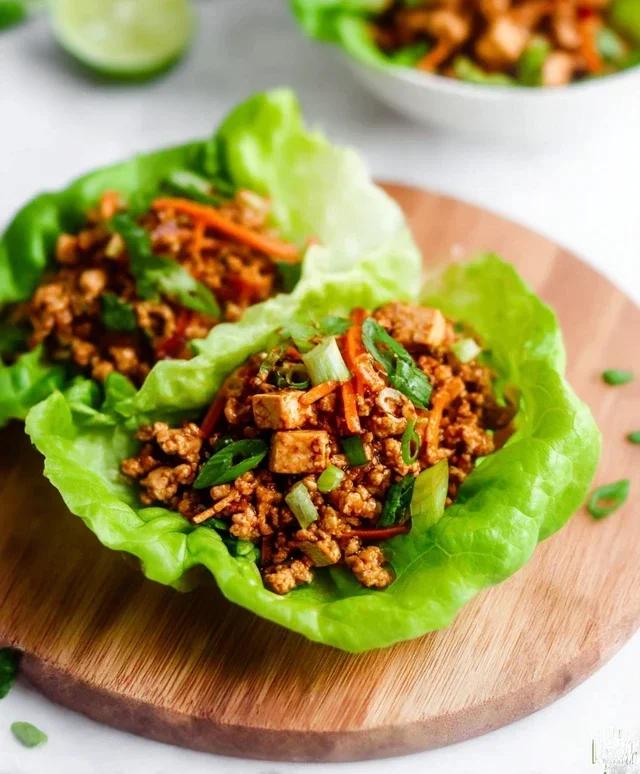 Tofu Lettuce Wraps