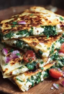 Spinach and Feta Quesadillas