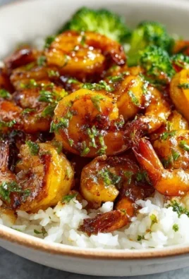 Honey Garlic Shrimp Bowls