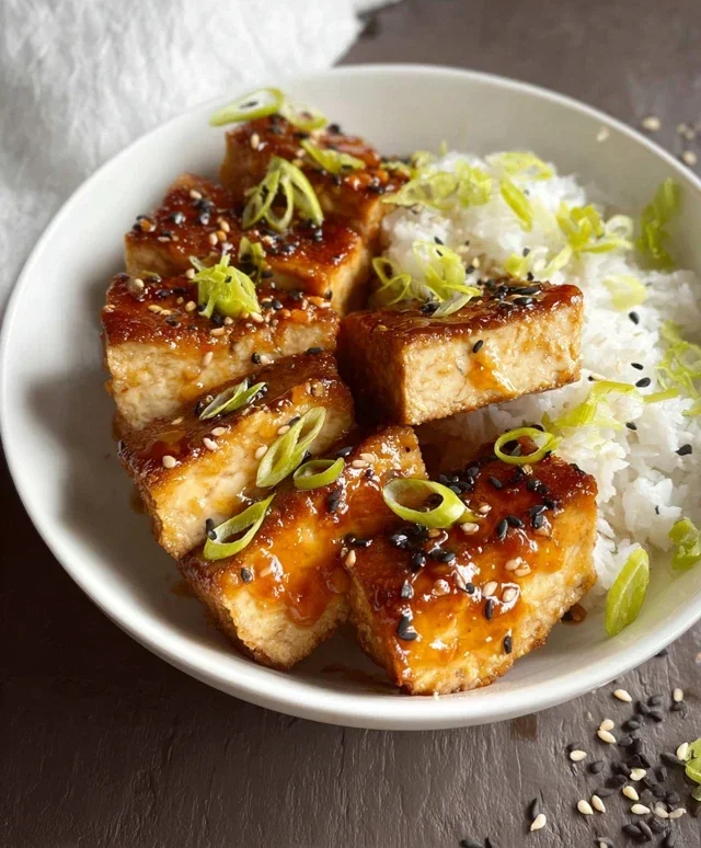 Honey Garlic Tofu