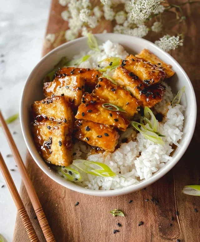 Honey Garlic Tofu