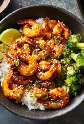 Honey Garlic Shrimp Bowls