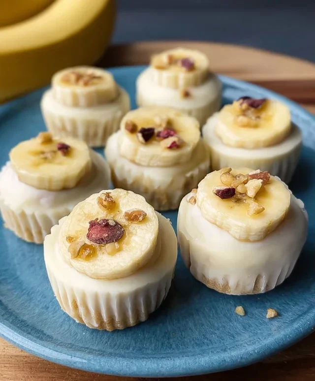 Frozen Banana Yogurt Bites