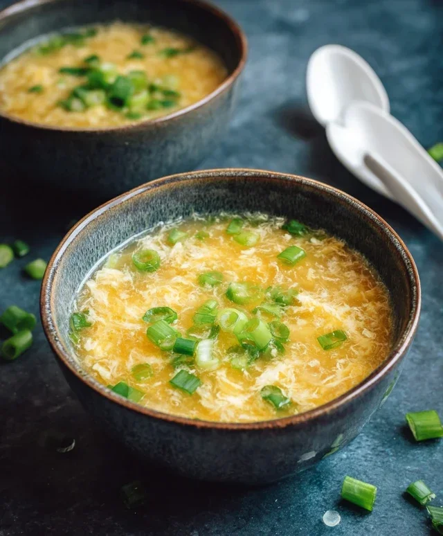 Homemade Egg Drop Soup (Keto & Gluten Free)
