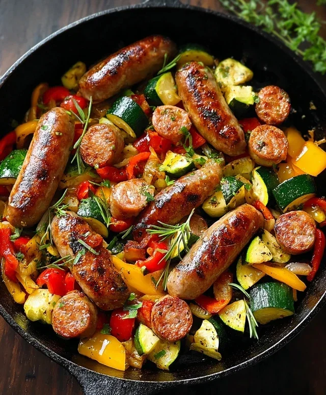 Sausage and Veggies Skillet