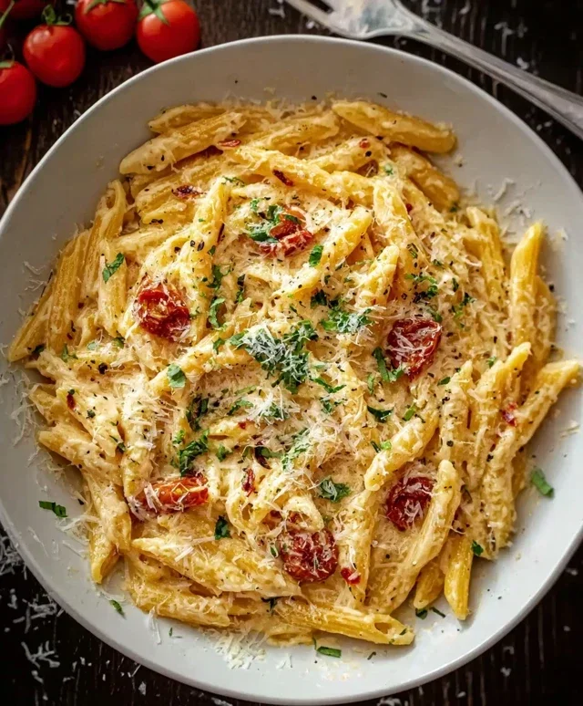 One Pot Creamy Garlic Pasta (Just 20 Minutes!)