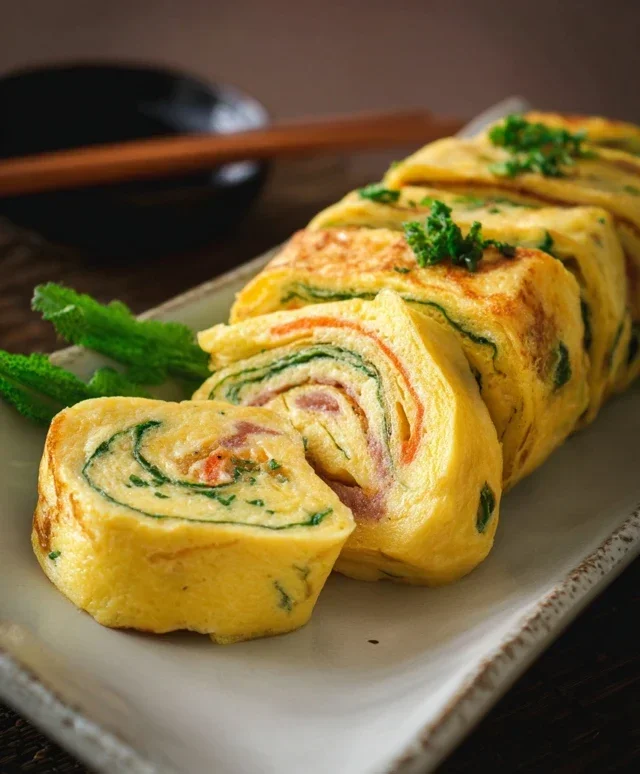 Gyeran Mari (Korean Rolled Omelette)
