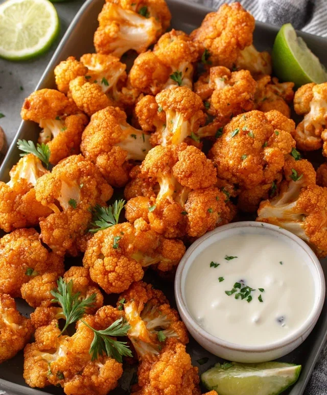 Air Fryer Buffalo Cauliflower Recipe