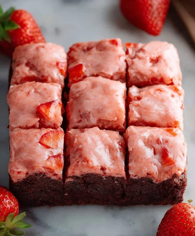 Strawberry Brownies