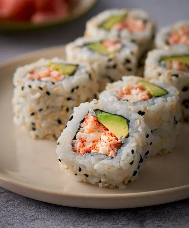 Kani Sushi (Spicy Crab Roll)