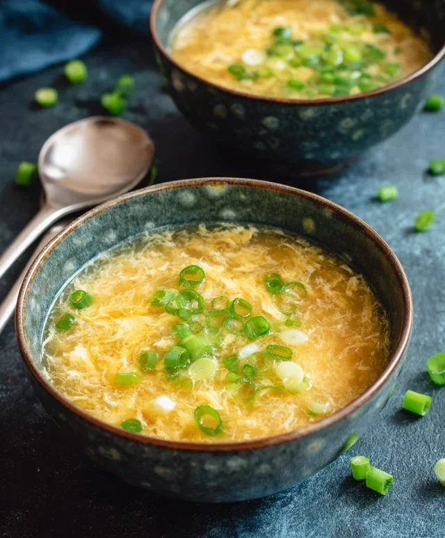 Homemade Egg Drop Soup (Keto & Gluten Free)