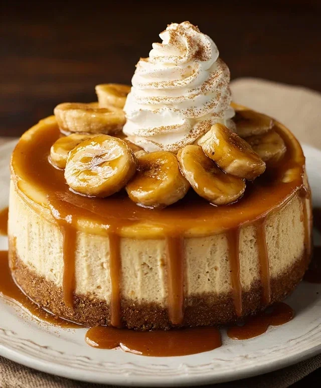 Bananas Foster Cheesecake