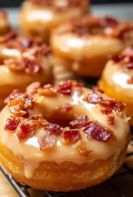 Maple Beef Beef Bacon Doughnuts