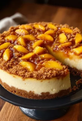 Peach Cobbler Cheesecake Recipe