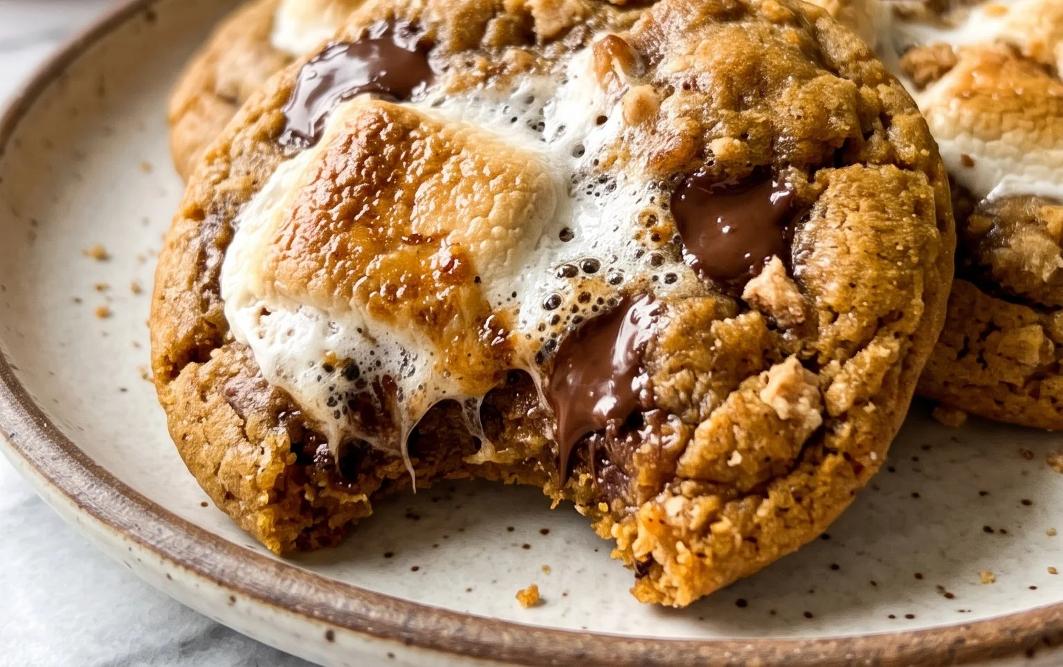 Pumpkin S'mores Cookies