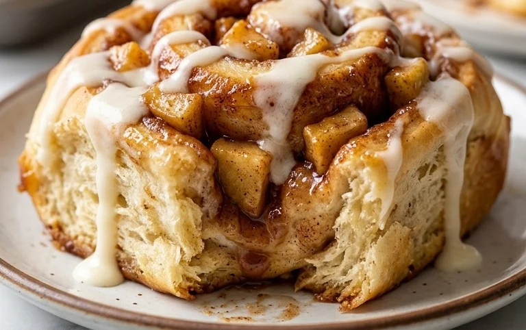 Soft-Baked Apple Cinnamon Rolls