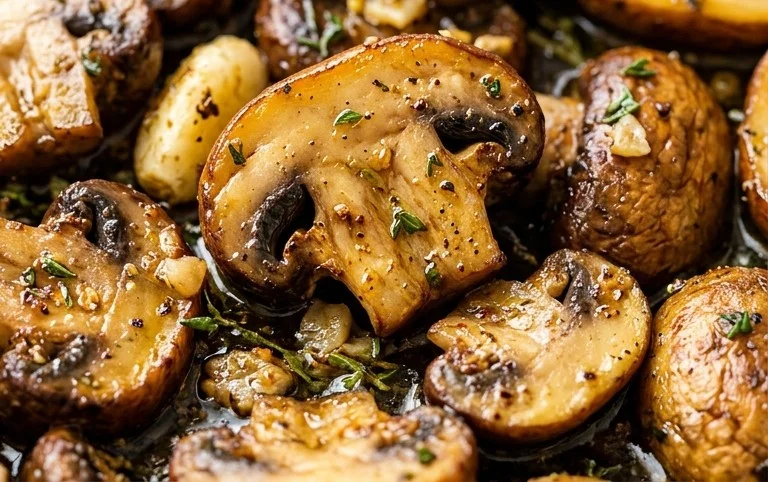 Roasted Mushrooms with Garlic & Thyme