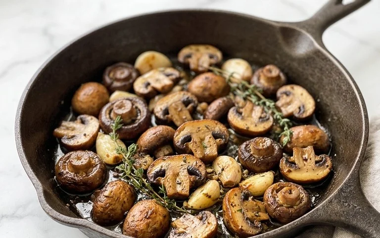 Roasted Mushrooms with Garlic & Thyme