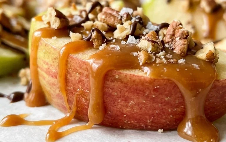 Caramel Apple Bites Recipe Easy Fall Snack Idea